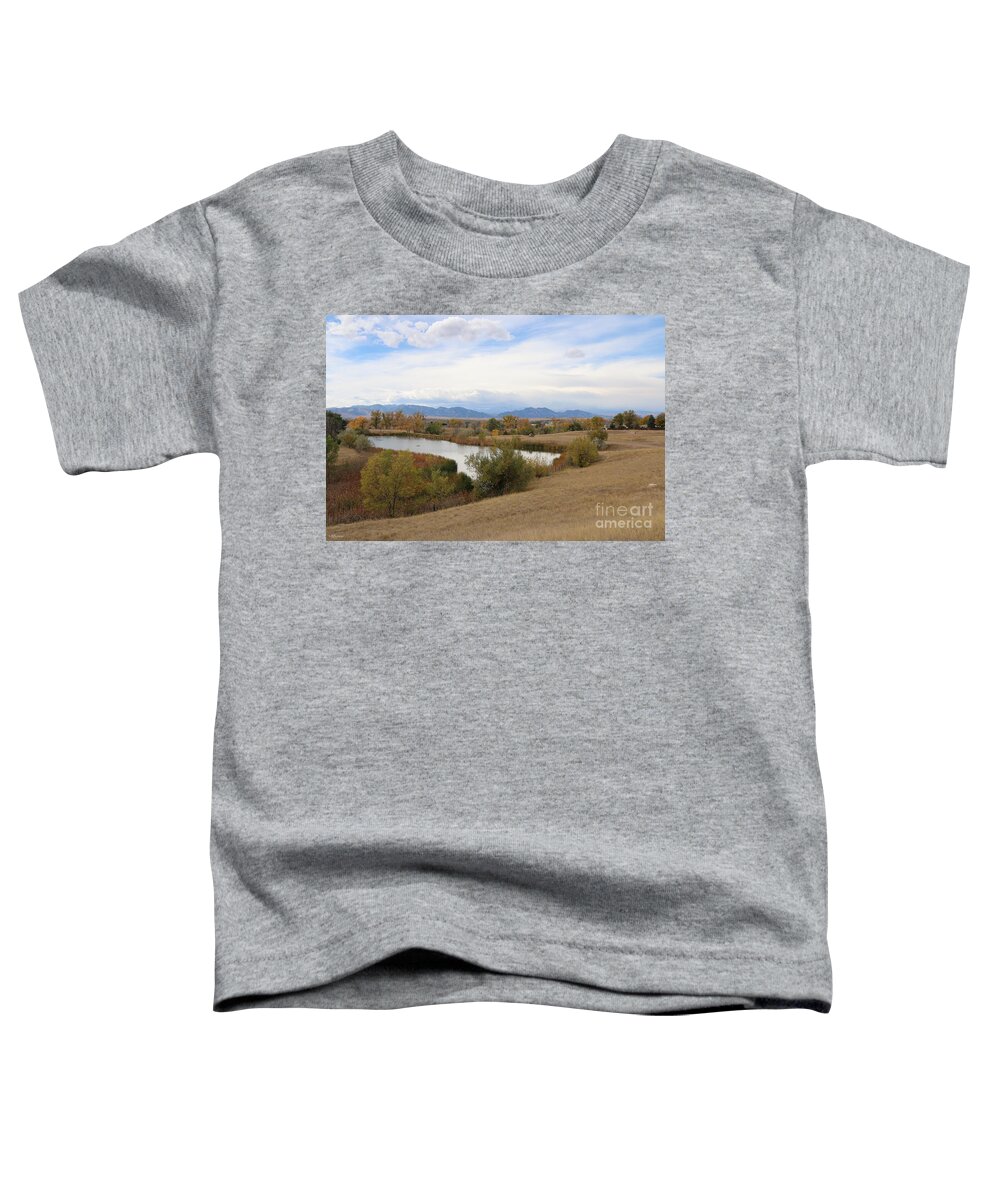 Westminster Toddler T-Shirt featuring the photograph Westminster Colorado by Veronica Batterson