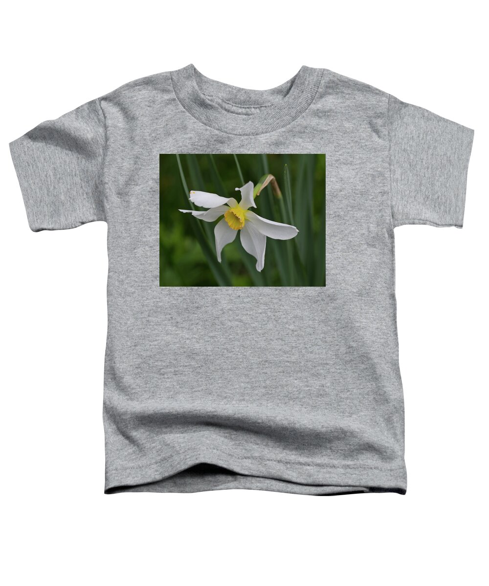 Flower Toddler T-Shirt featuring the photograph White Flower by David Beechum
