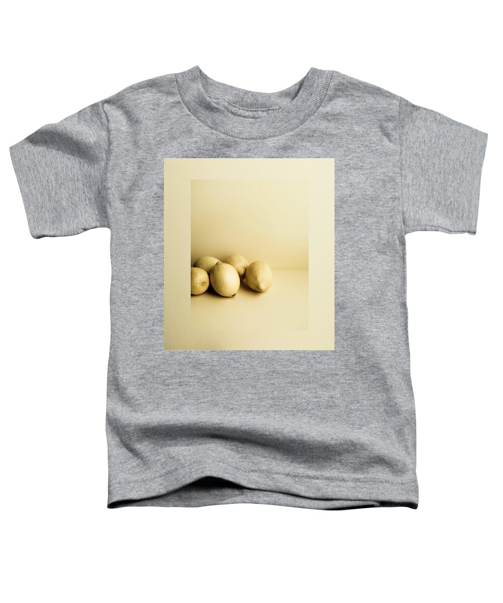Delicious Toddler T-Shirt featuring the photograph Whole Lemons by Michael Pole