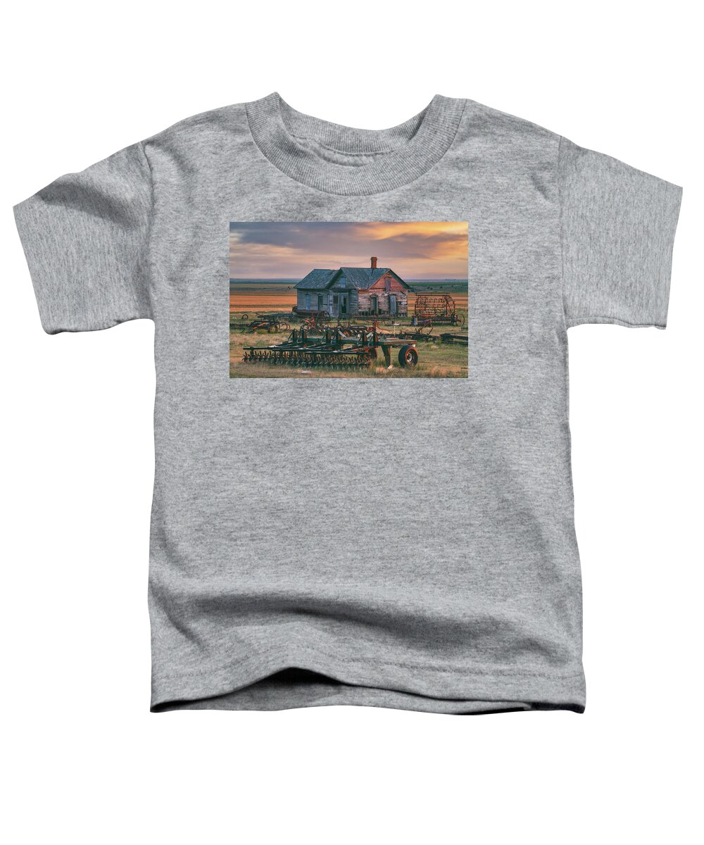 Sunset Toddler T-Shirt featuring the photograph Wild West Sunset by Darren White