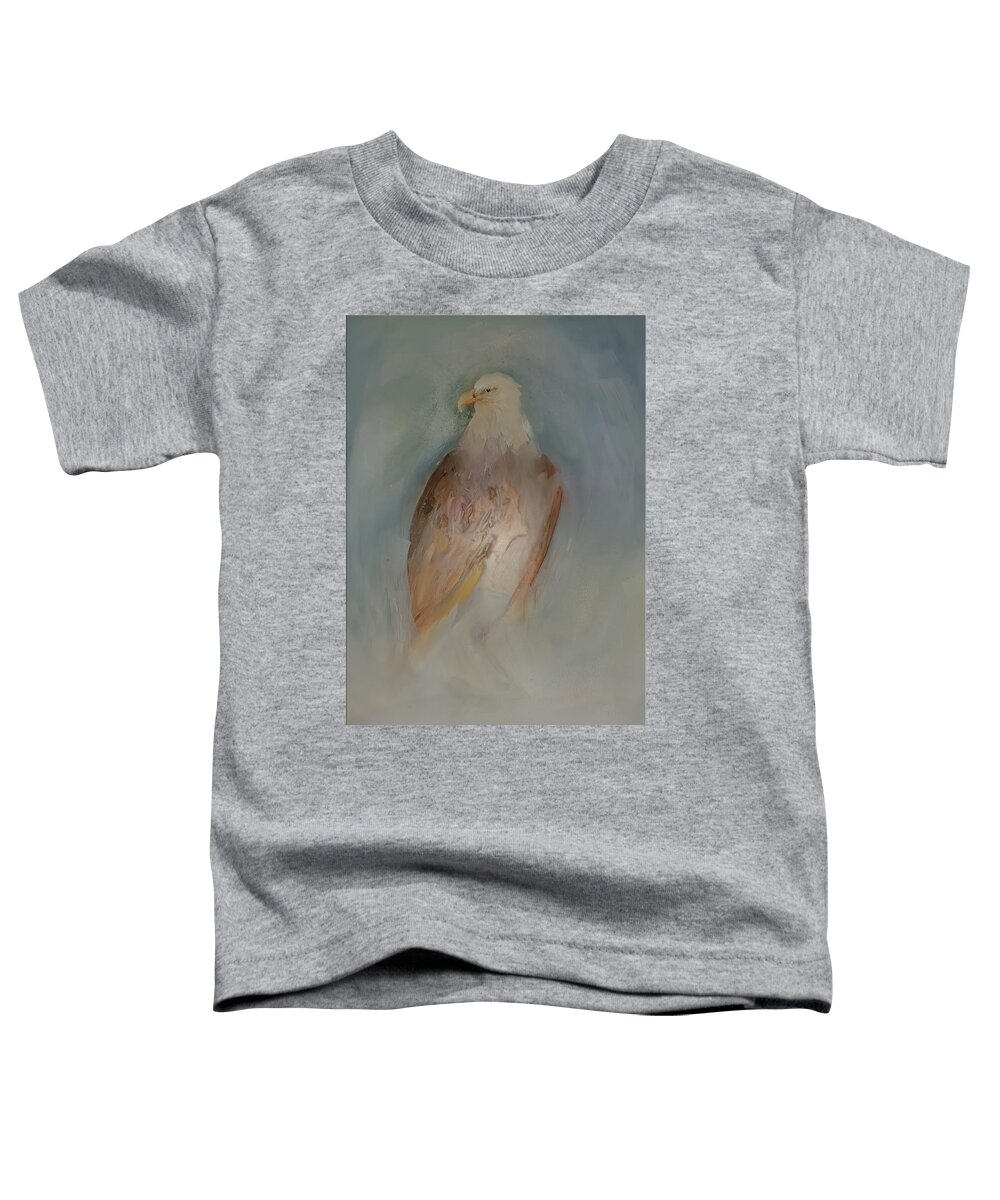 Bird Toddler T-Shirt featuring the painting Winter Wings by Lisa Kaiser