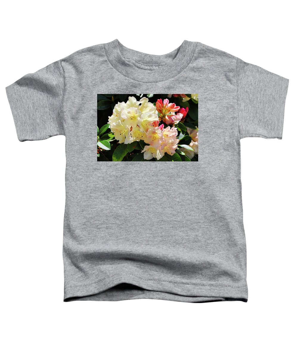 Flower Toddler T-Shirt featuring the photograph Yellow Rhododendron by Loyd Towe Photography