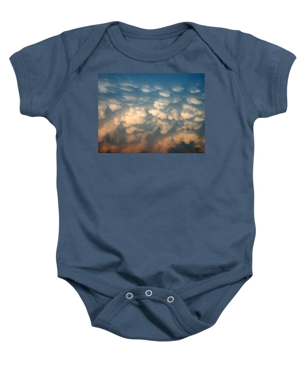 Cloud Baby Onesie featuring the photograph Cloud Texture by Shane Bechler