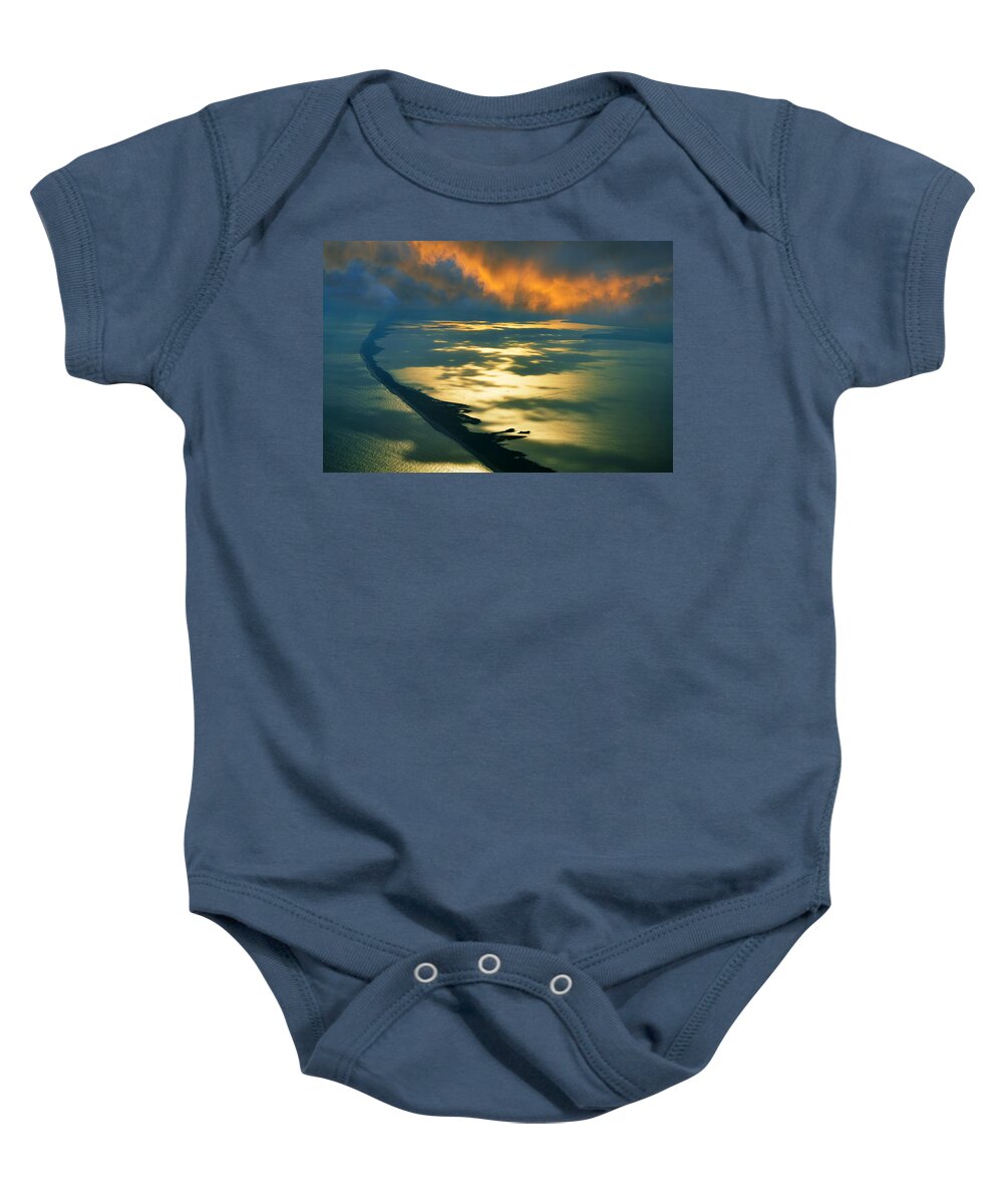 Fire Island Baby Onesie featuring the photograph Fire Island by Laura Fasulo