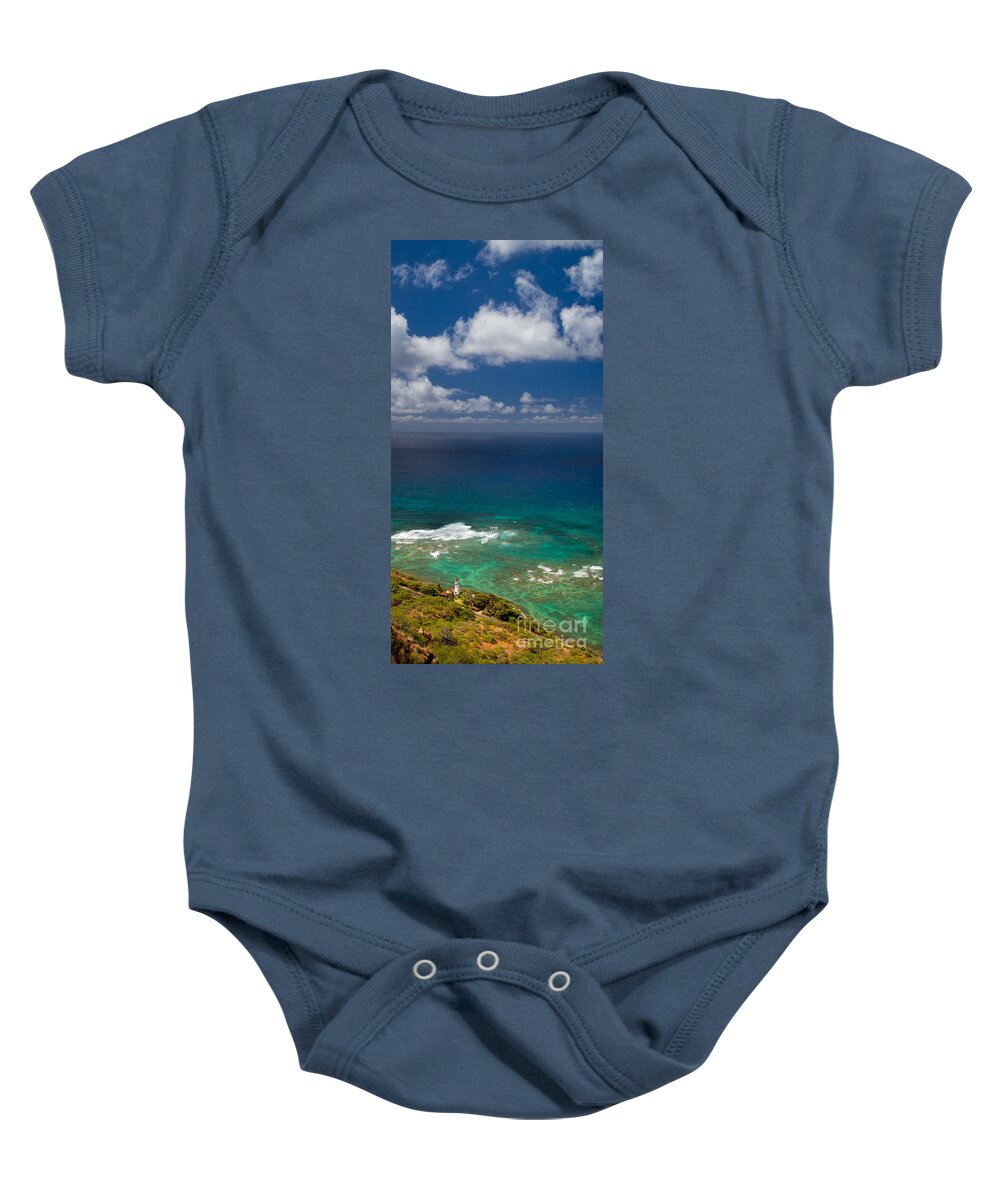 Hawaii Baby Onesie featuring the photograph Lighthouse by Anthony Michael Bonafede