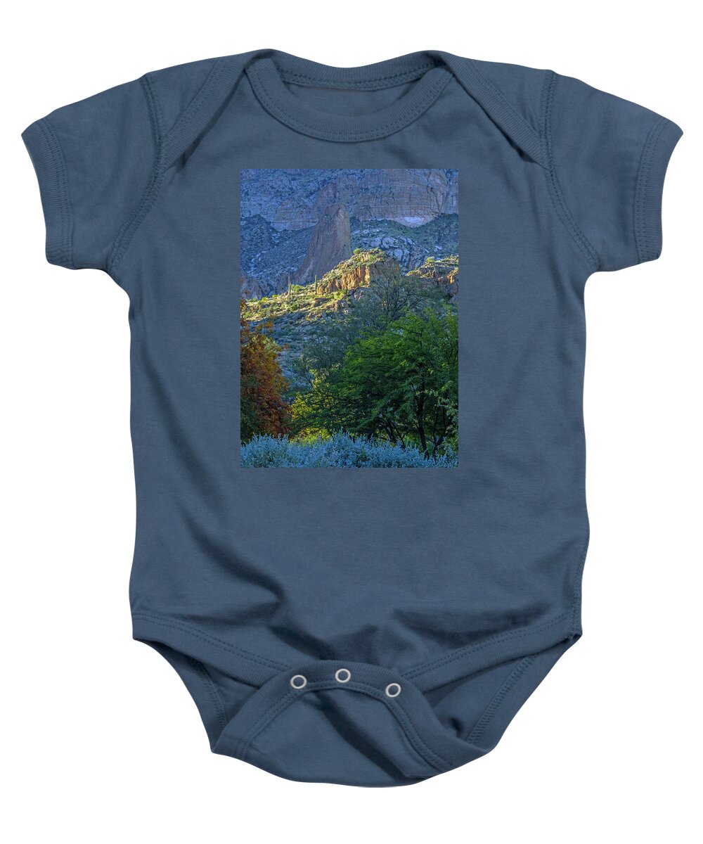 Landscape Baby Onesie featuring the photograph Morning Light by Tam Ryan