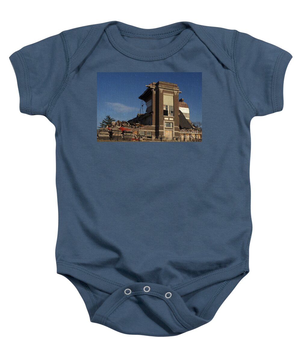 No More Teachers-no More Books Baby Onesie featuring the photograph No More Teachers-No More Books by Luther Fine Art