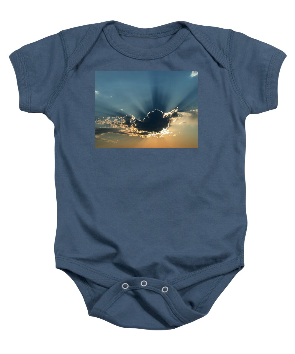 Sunrays Baby Onesie featuring the photograph Rays Of Light #1 by Shane Bechler