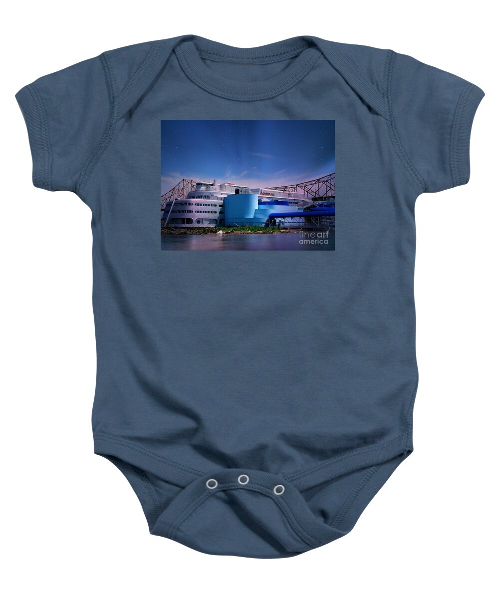  Baby Onesie featuring the photograph The Admiral in Space by Kelly Awad