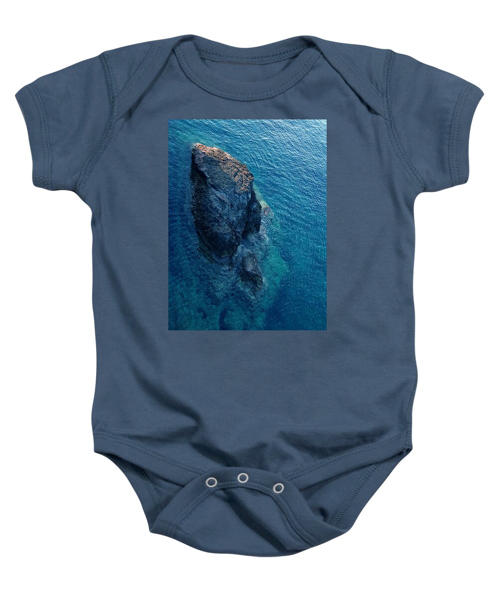 Colette Baby Onesie featuring the photograph Little island near Naxos Greece by Colette V Hera Guggenheim