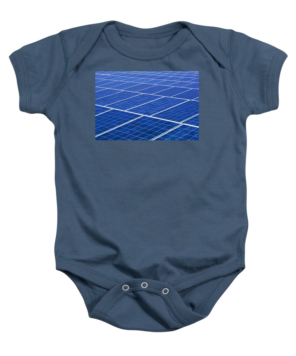 Solar Baby Onesie featuring the photograph Panel Design by Kelley King