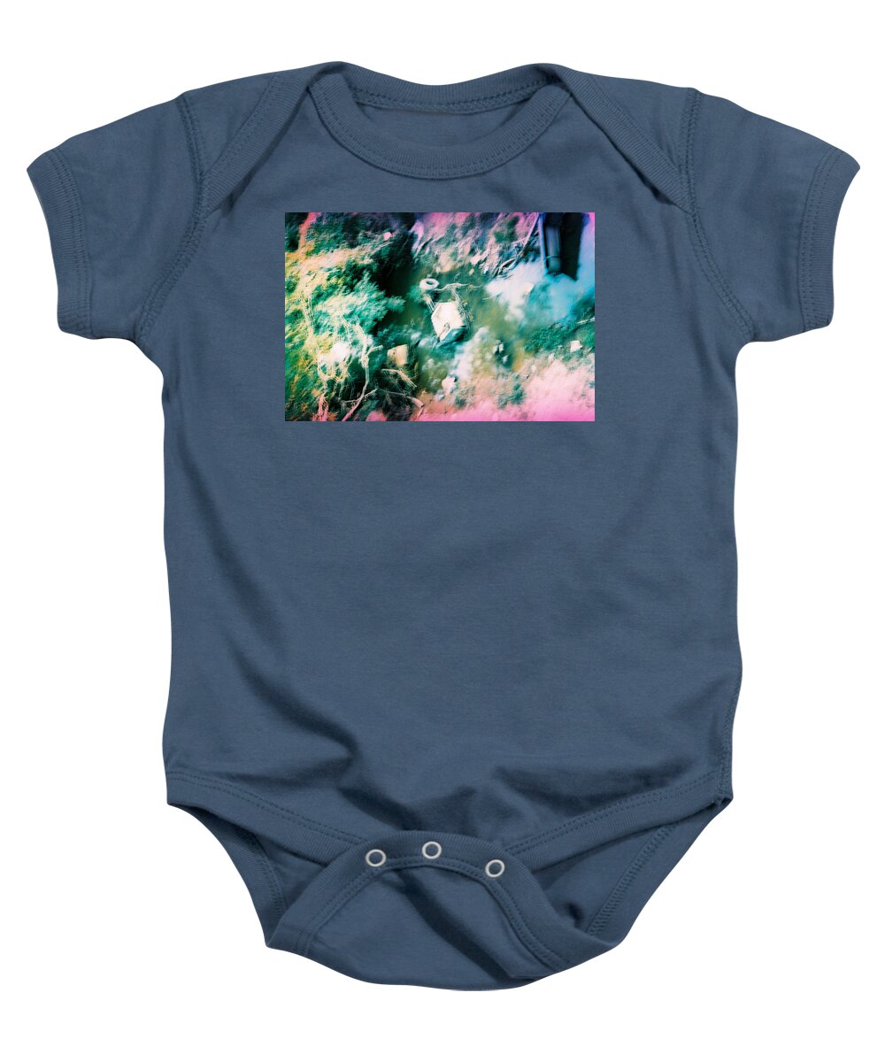 Louisiana Baby Onesie featuring the photograph Psychedelic Bayou by Doug Duffey