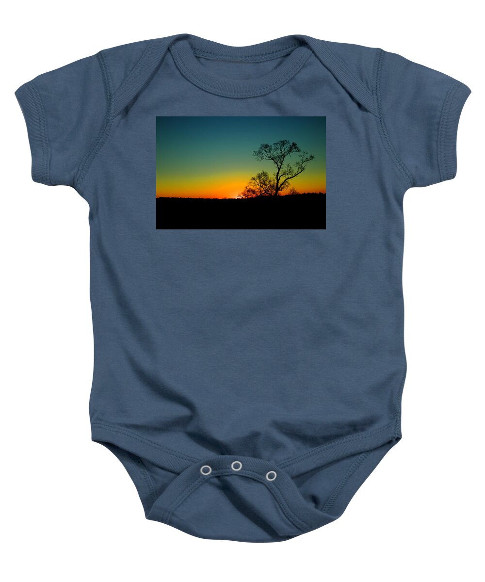 Art Prints Baby Onesie featuring the photograph Alone by Dave Bosse