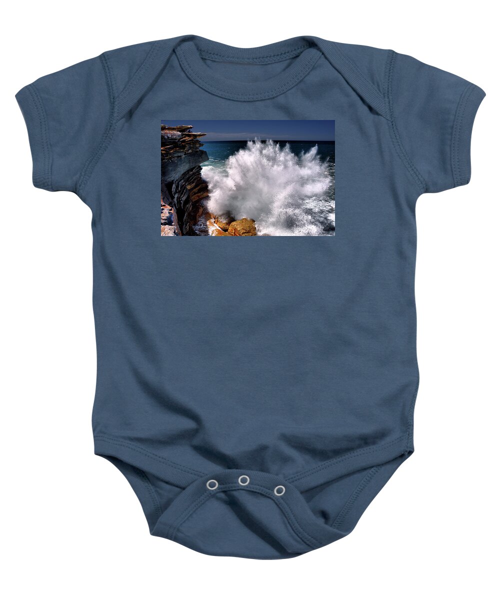 Sea Baby Onesie featuring the photograph At Clovelly by Andrei SKY