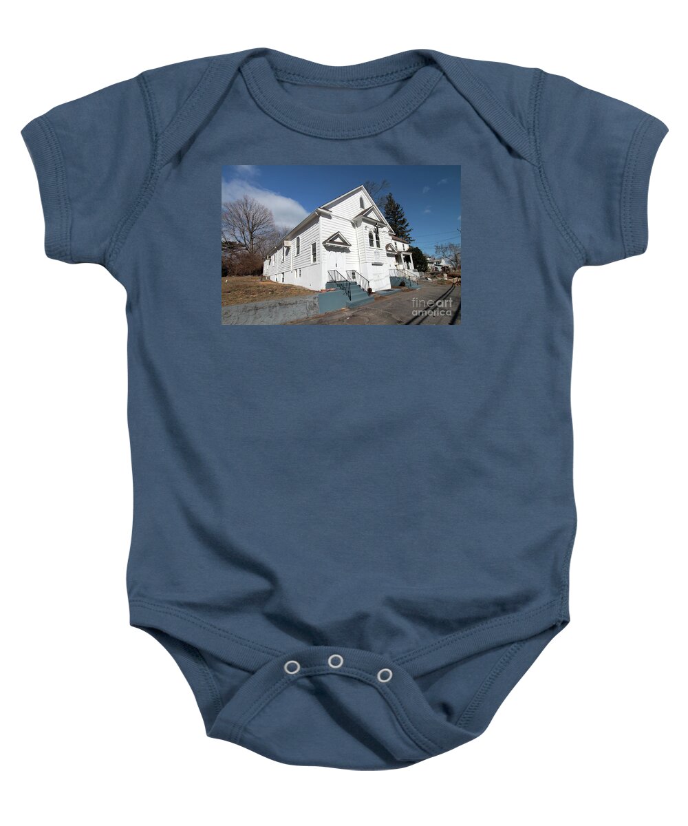 Bethel Ame Church Baby Onesie featuring the photograph Bethel AME Church Huntington by Steven Spak