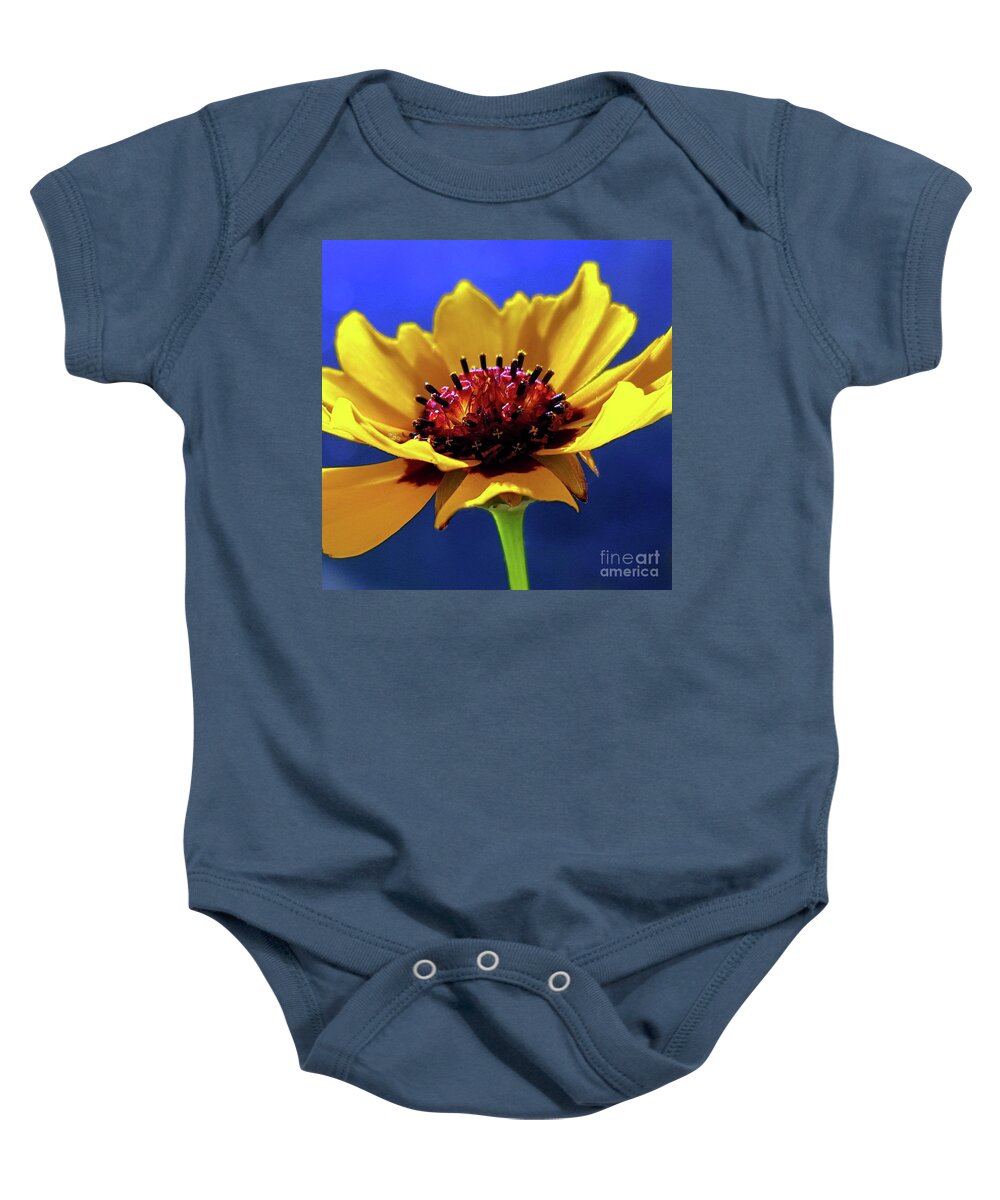 Flower Baby Onesie featuring the photograph Happy Days by Dani McEvoy