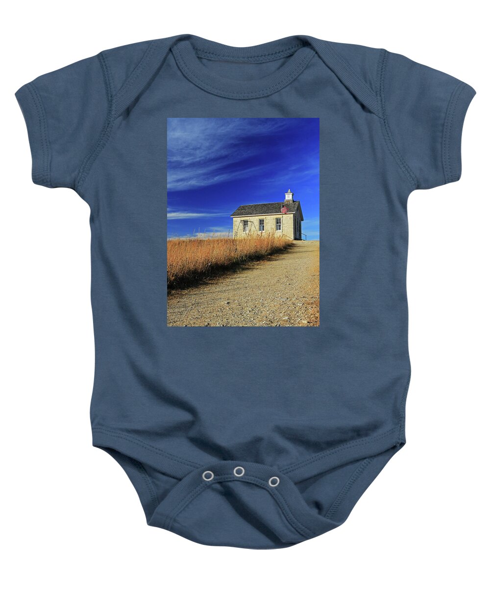 Ks Baby Onesie featuring the photograph In the Middle by Christopher McKenzie