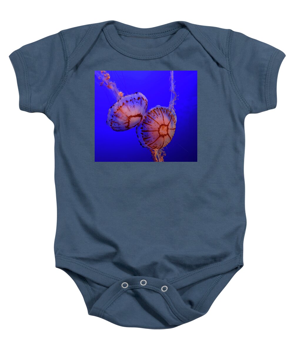 Jellyfish Baby Onesie featuring the photograph Jellyfish by Peter Ponzio