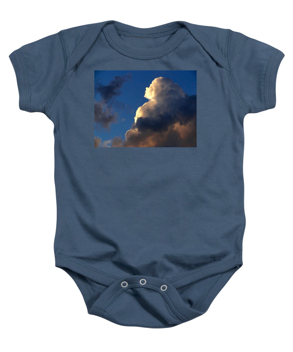 Sky Baby Onesie featuring the photograph Looking to the Heavens by Liz Vernand