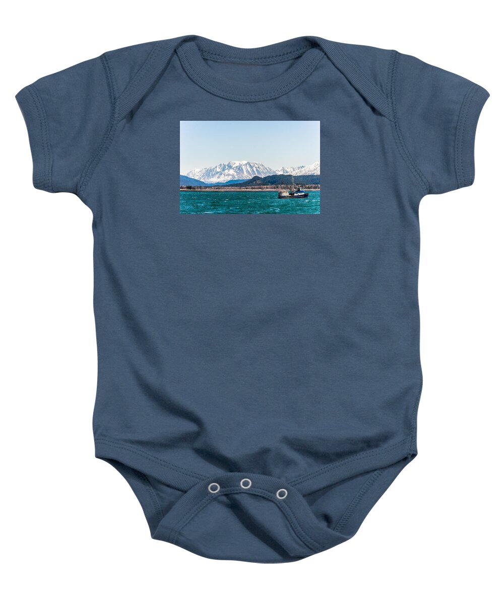 Alaska Baby Onesie featuring the photograph On the way by Charles McCleanon