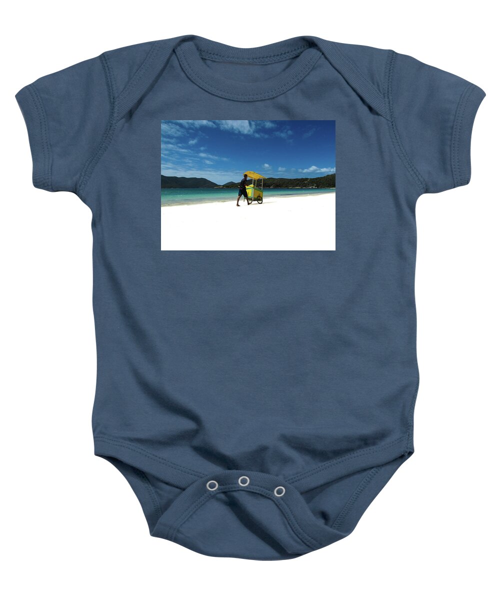 Beach Baby Onesie featuring the photograph Selling Corn by Cesar Vieira