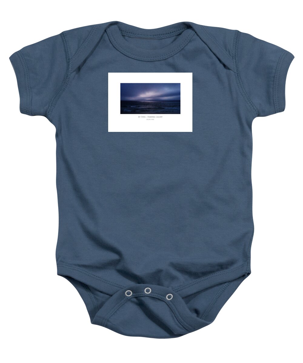 Sea Baby Onesie featuring the digital art St Ives - Fading Light by Julian Perry
