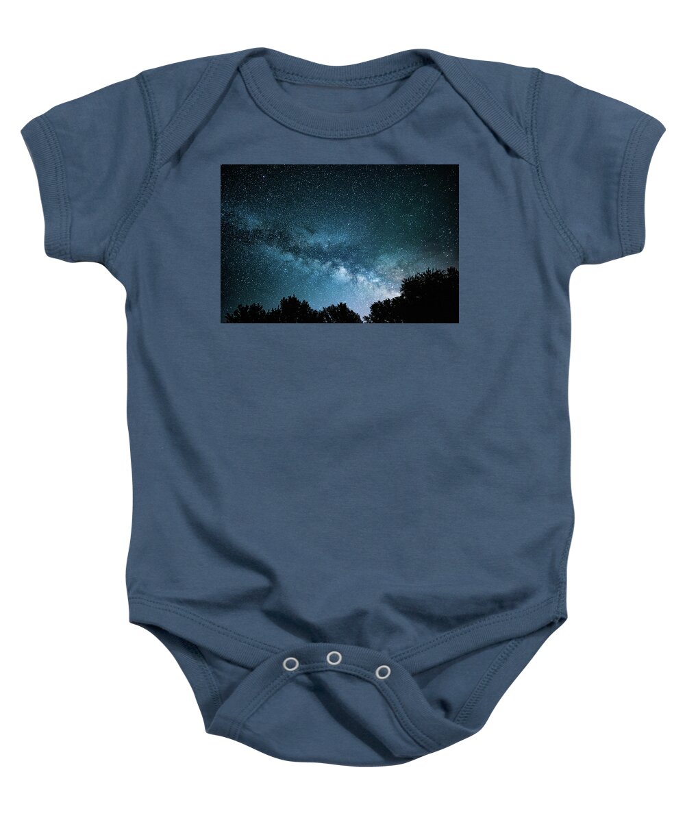 Skyscape Baby Onesie featuring the photograph Summer Solstice by Jody Partin