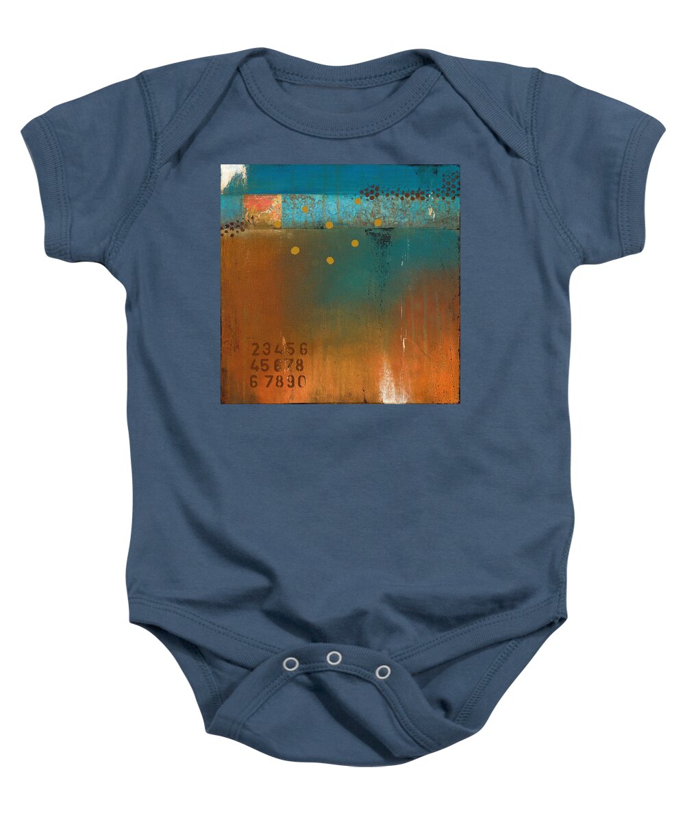 Acrylic Baby Onesie featuring the painting Unexpected by Brenda O'Quin
