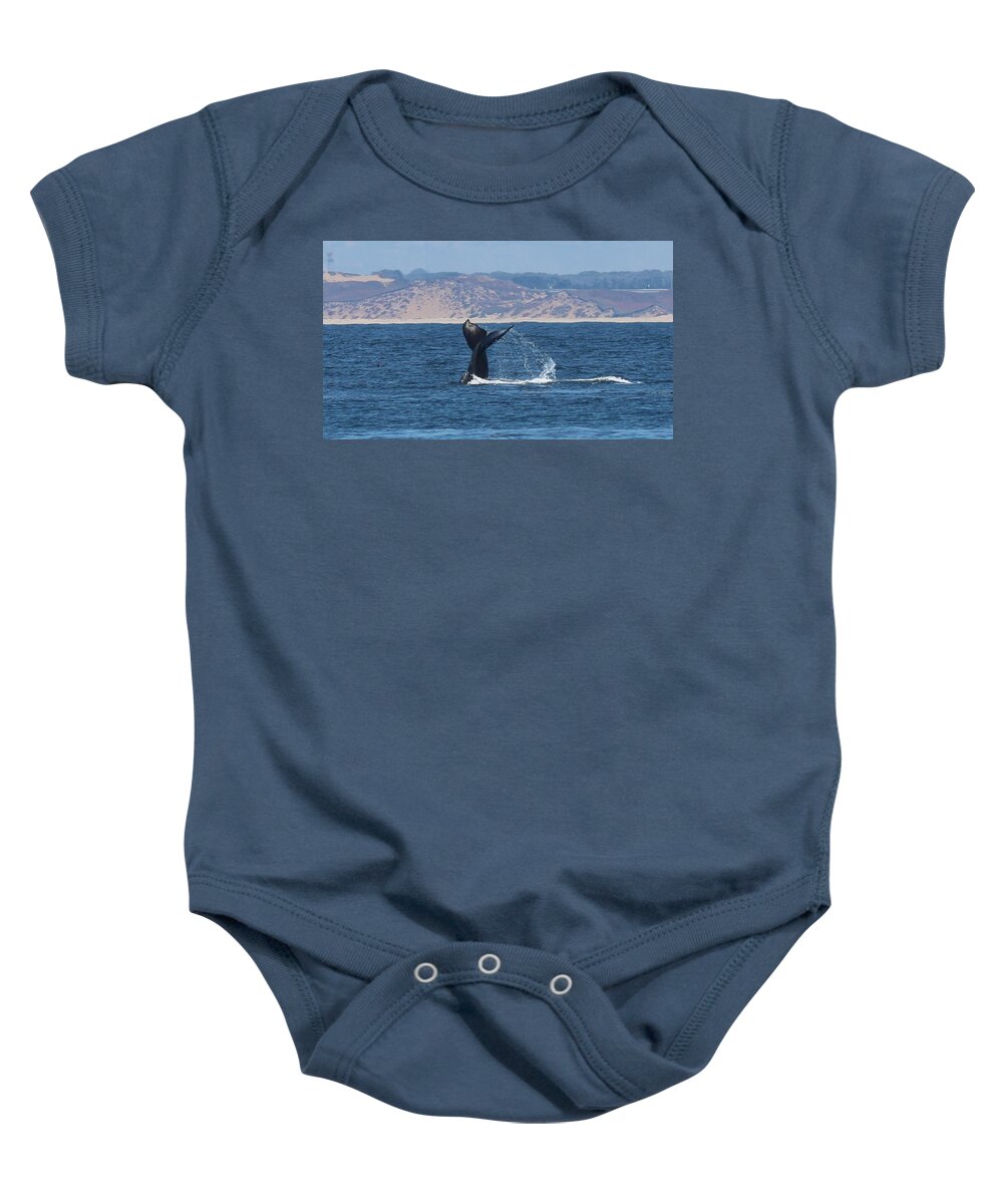 Whale Tail Baby Onesie featuring the photograph Whale Tail by Christy Pooschke