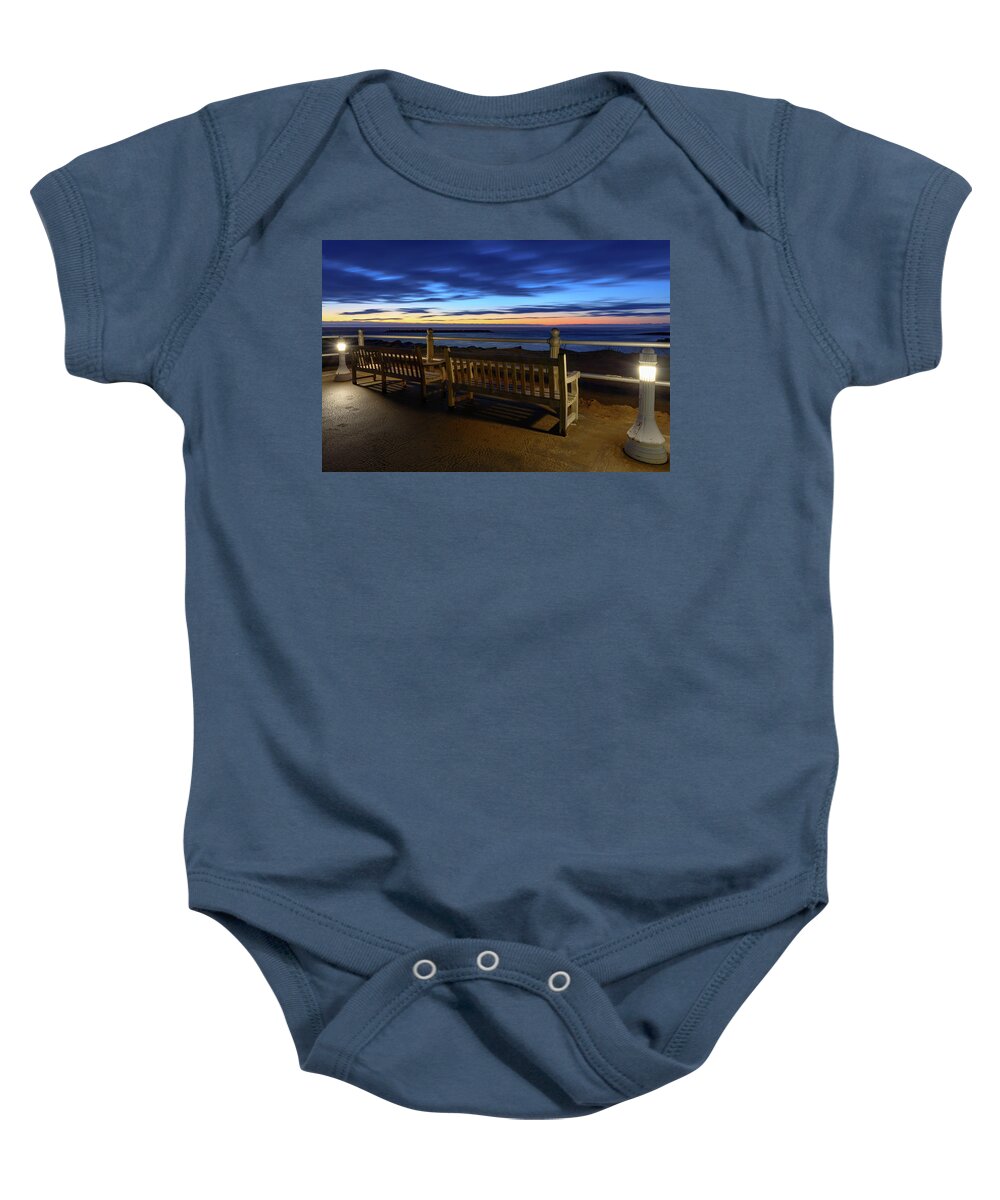 Grommet Baby Onesie featuring the photograph Winter's Rest by Michael Scott