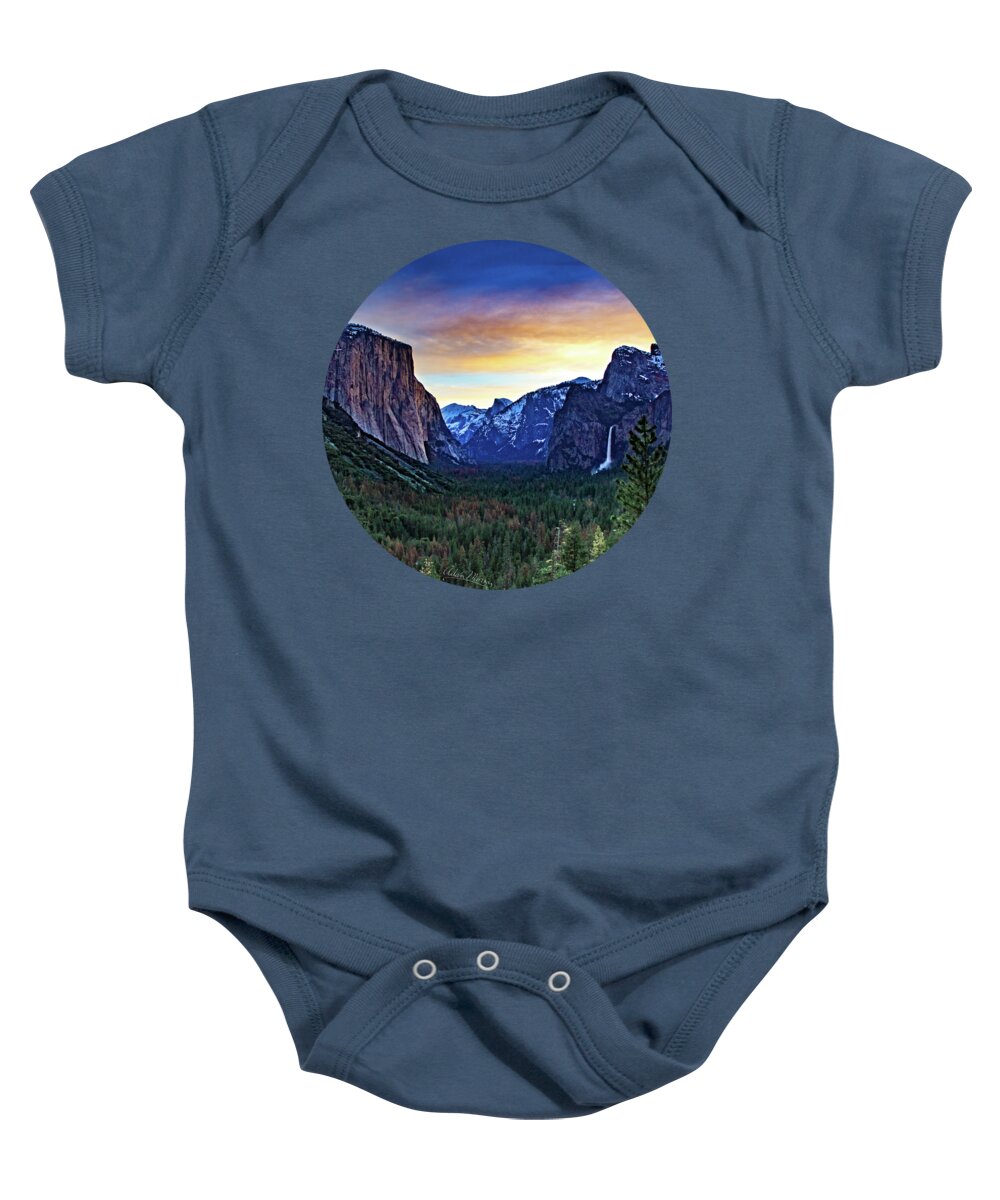 Landscape Baby Onesie featuring the photograph Yosemite Sunrise by Adam Morsa