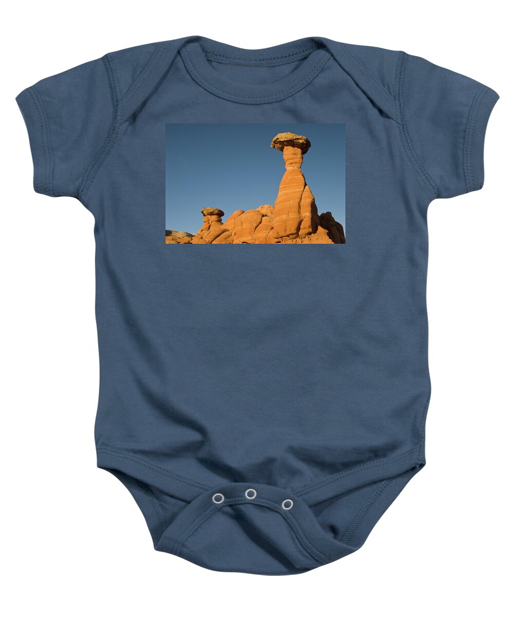 Jeff Foott Baby Onesie featuring the photograph Grand Staircase-escalante Hoodoos by Jeff Foott