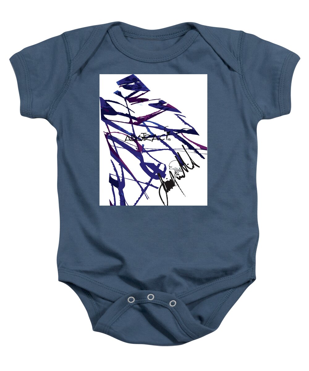  Baby Onesie featuring the digital art Head by Jimmy Williams