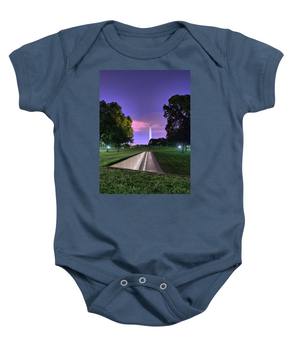 George Baby Onesie featuring the photograph In Washington's Service by American Landscapes