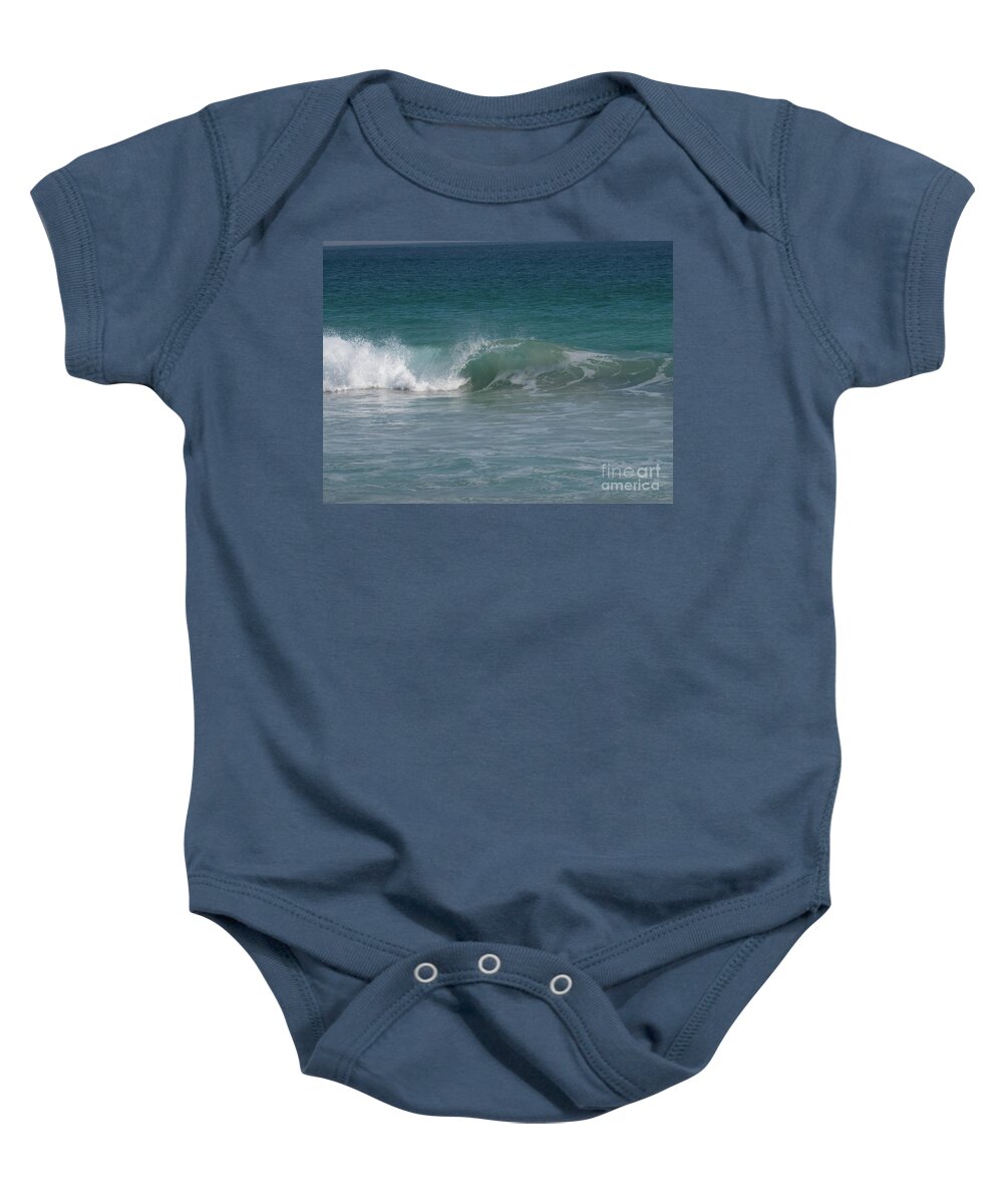 Waves Baby Onesie featuring the photograph Indian Ocean curl by Christy Garavetto