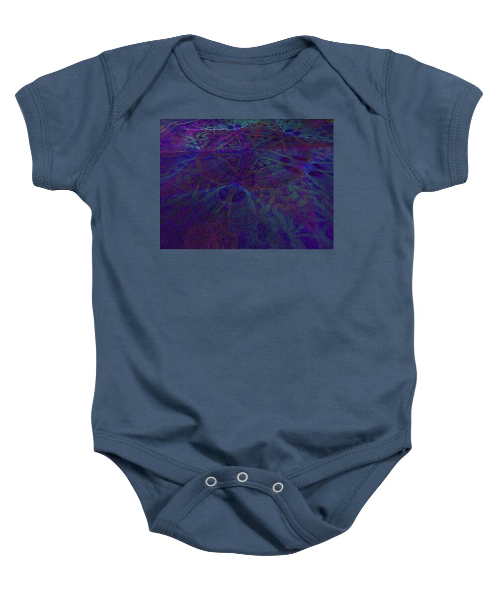 Five Sided Baby Onesie featuring the painting Organica 4 by Jeremy Robinson