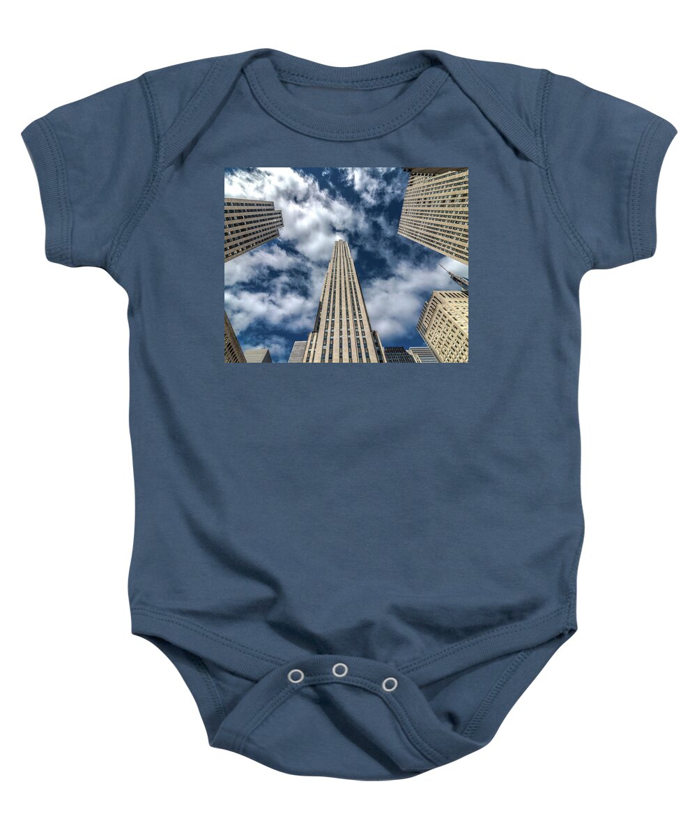  Baby Onesie featuring the photograph Rockefeller Center by Patrick Boening