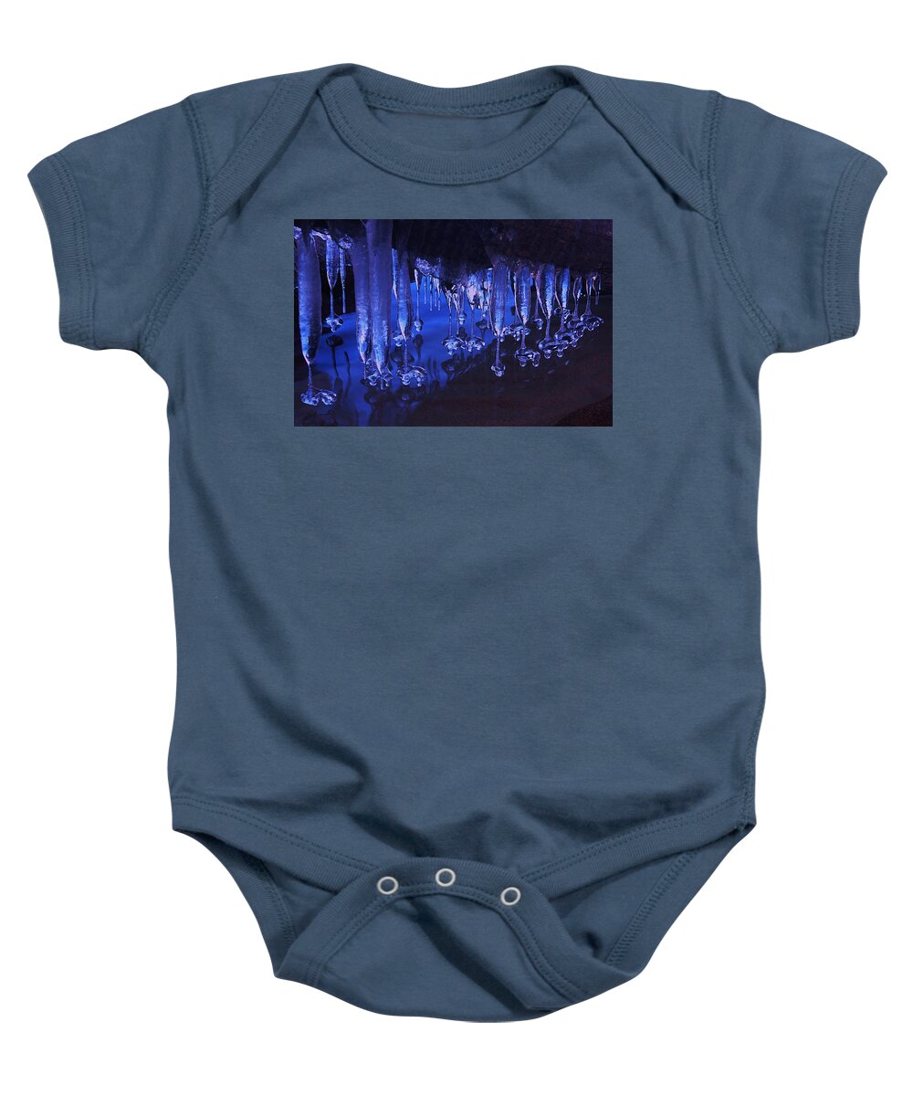 Lake Tahoe Baby Onesie featuring the photograph Winter Blues by Sean Sarsfield