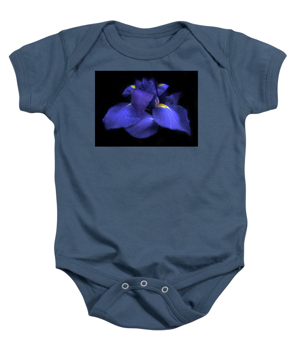 Flowers Baby Onesie featuring the photograph Iris by Jessica Jenney
