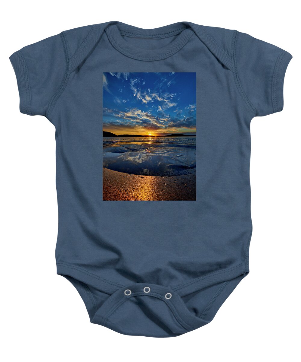  Baby Onesie featuring the photograph Golden September. by Doug Gibbons