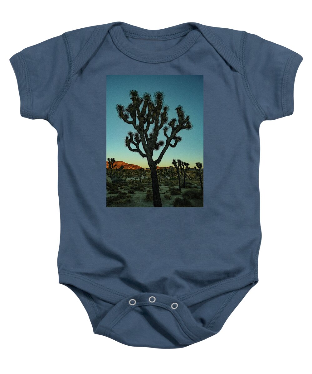 Landscape Baby Onesie featuring the photograph Joshua Tree by Jermaine Beckley