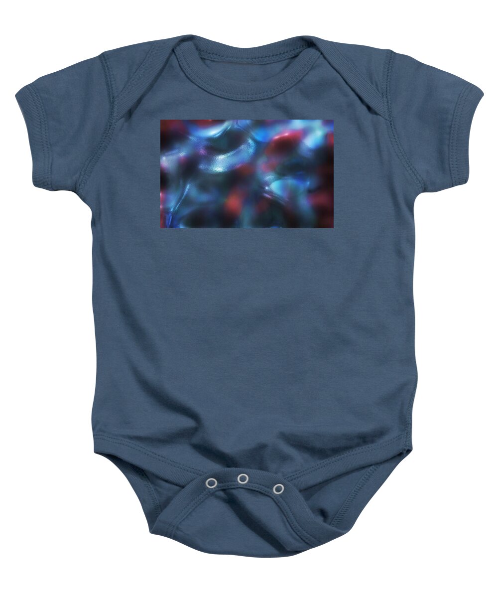 Abstract Baby Onesie featuring the digital art Like Water by Robert Rearick