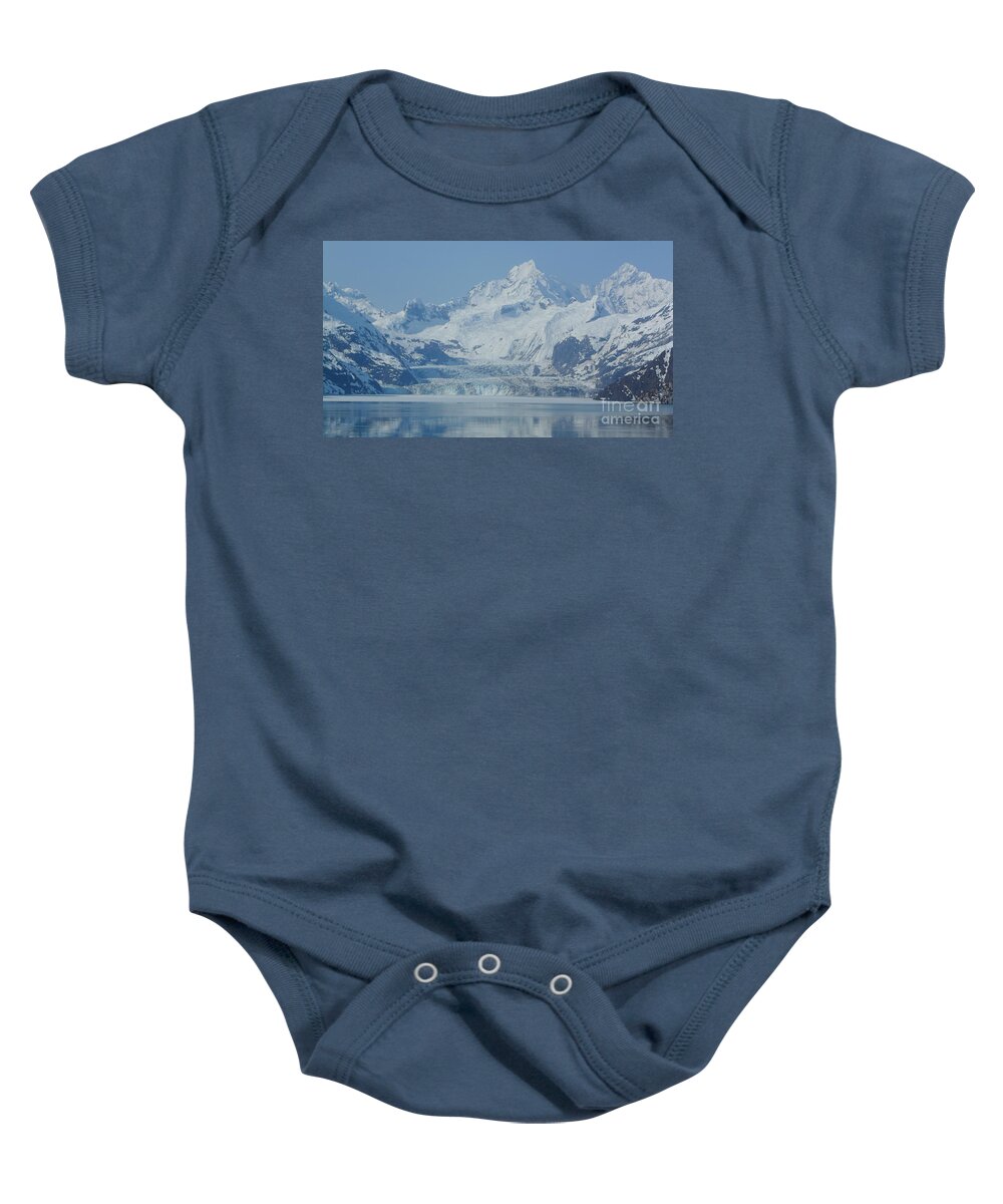Majestic Baby Onesie featuring the photograph Majestic Mountain by J Doyne Miller