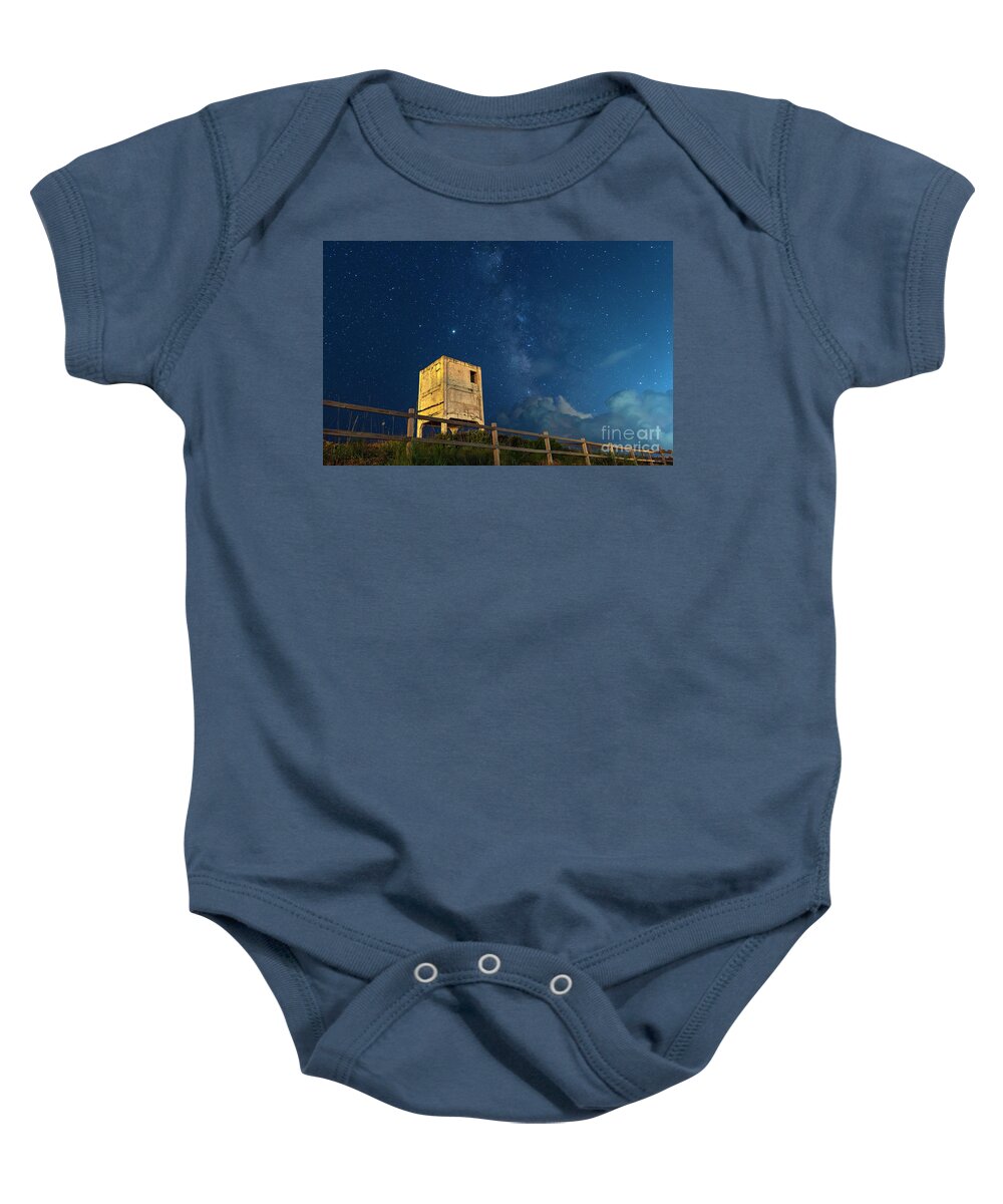 Stars Baby Onesie featuring the photograph Stary Night by DJA Images