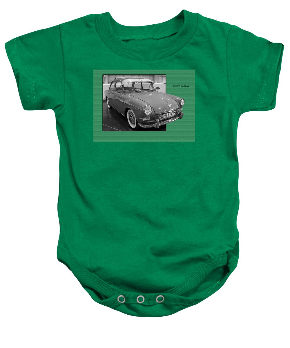 Ron Roberts Photography Baby Onesie featuring the photograph 1965 VW Notchback by Ron Roberts