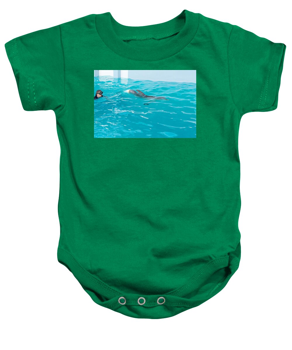Clearwater Baby Onesie featuring the digital art Winter #9 by Carol Ailles