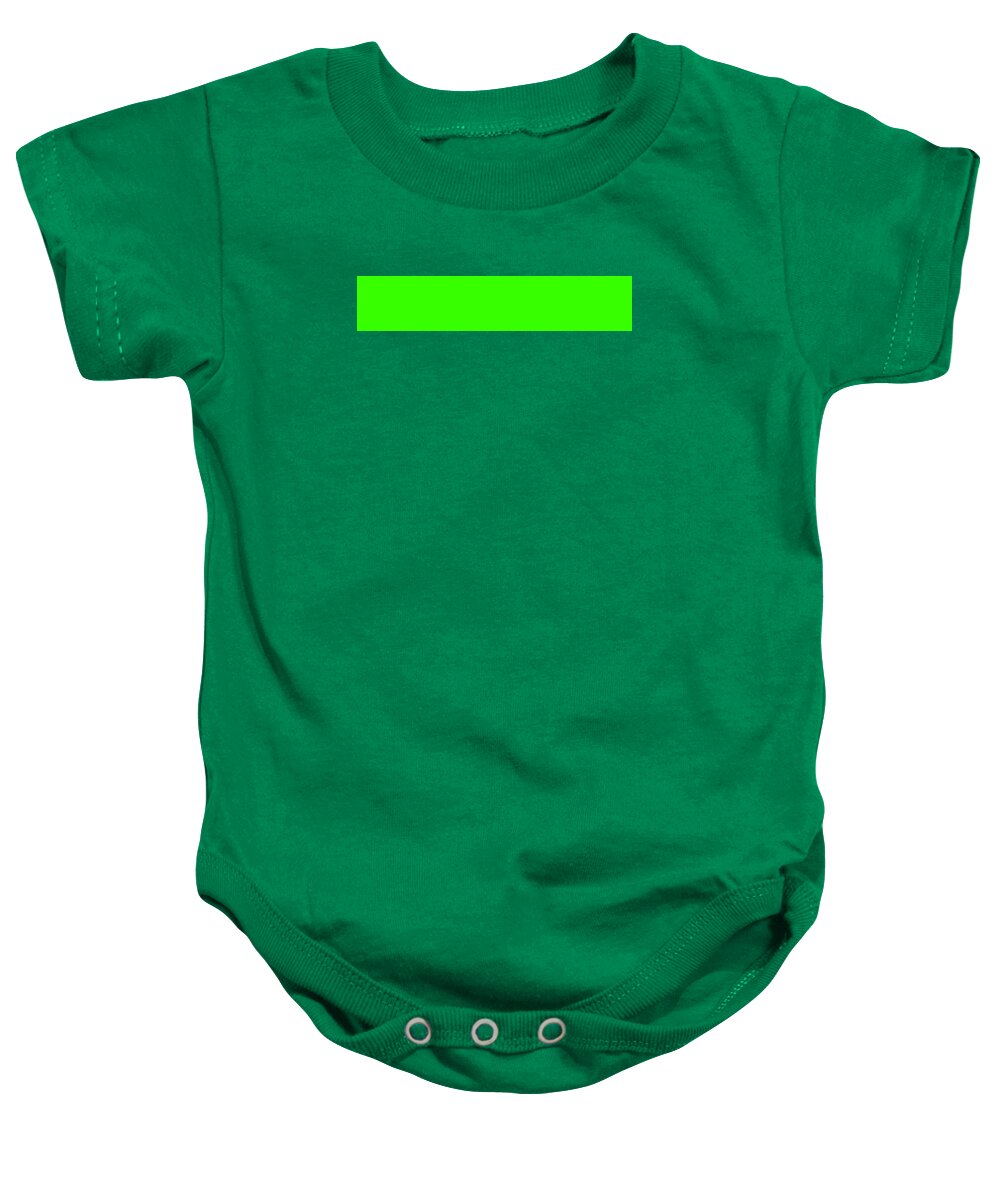 Abstract Baby Onesie featuring the digital art C.1.55-255-0.5x1 by Gareth Lewis