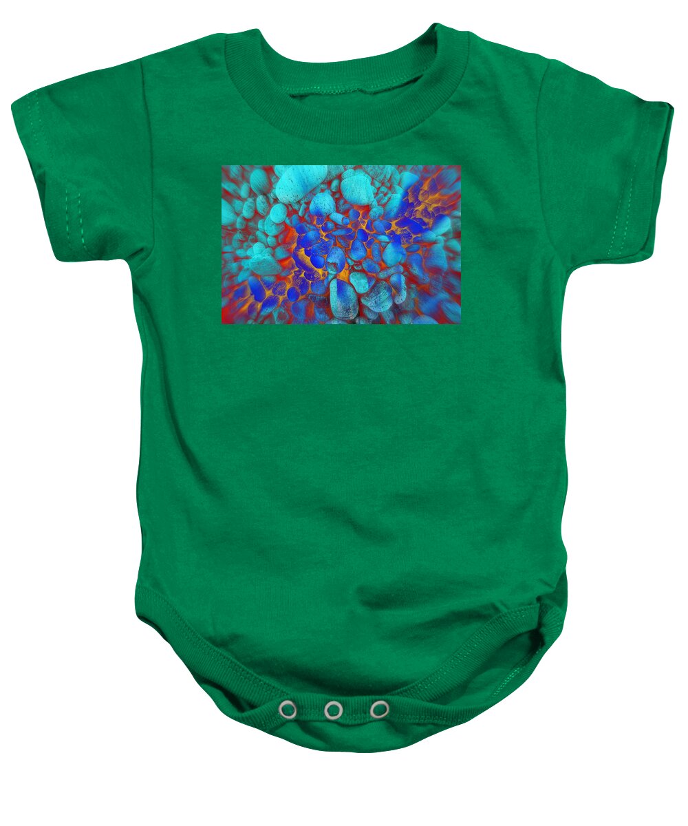 Abstract Baby Onesie featuring the photograph Eruption by Matt Cegelis