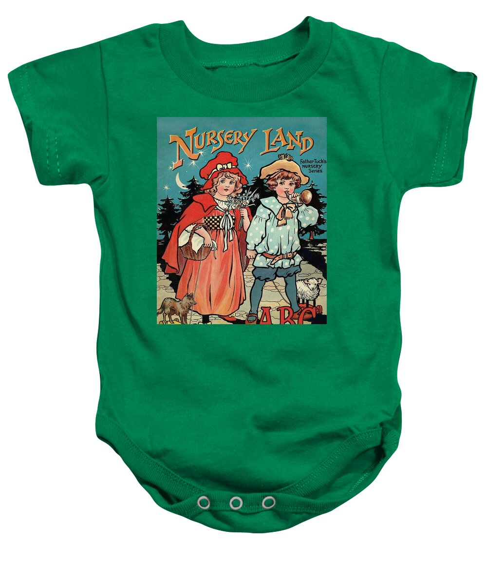 The Wurtherington Diary Baby Onesie featuring the painting Nursery Land ABC Book by Reynold Jay