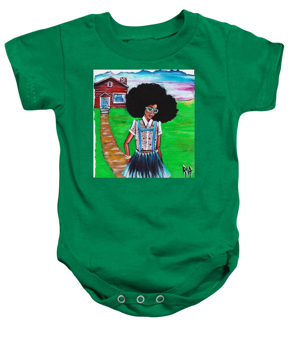 Artbyria Baby Onesie featuring the photograph Southern Belle by Artist RiA